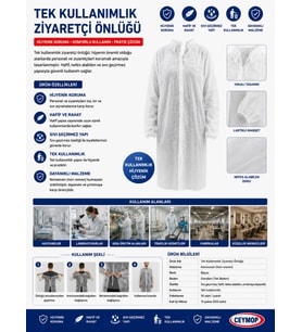 Tek Kullanımlık Ziyaretçi Önlüğü