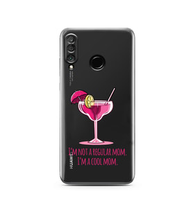 Huawei P30 Lite Uyumlu Baskılı Yumuşak Silikon Şeffaf Telefon Kılıfı