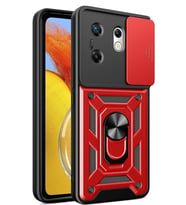 Zero 30 4G Kılıf Pars Lens Yüzüklü Silikon - Kırmızı