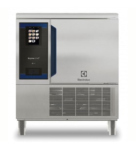 Electrolux Professional Endüstriyel Skyline Chills Şok Soğutucu Dondurucu 30/30kg, 6 Gn 1/1 Veya 600x400mm (12 Seviye, Tepsi Araları 30mm), Dokunmatik Ekran Kontrollü Ve Üst Tablalı R290 EBFA61TE