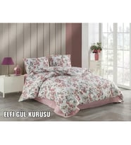 KRİSTAL TERRY COTTON NEVRESİM TAKIMI ELFİ GÜLKURUSU ÇİFT KİŞİLİK