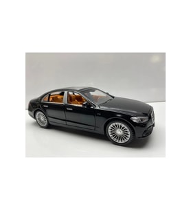 Metal Model Oyuncak Araba Mercedes S600 24 Cm Kaput Bagaj Açılır Çek Bırak Araç Sesli Işıklı Die Cast
