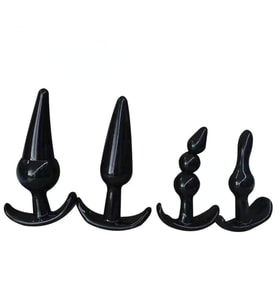 OdinsShop 4 Parça Plug Seti - Siyah