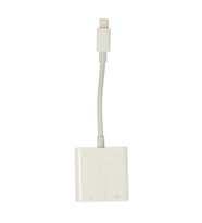 Northcity Iphone OTG 2in1 Çoklayıcı ve PD Girişli Beyaz USB Adaptörü