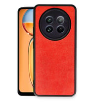 Realme 12 5G Kılıf Aras Deri Kapak - Kırmızı
