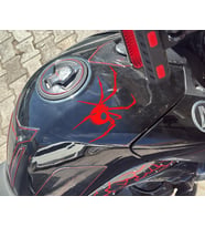 Örümcek Desenli Oto Sticker (25 cm) - Araba, Motor, Kask & Cam İçin Yapıştırma Folyo Etiket