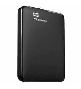 WD ELEMENTS 1TB USB3.0 2.5" SIYAH HARICI HDD WDBUZG0010BBK-EESN