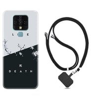 Tecno Camon 16 18P Pova Kılıf Boyun Askılı Silikon Life and Death 1339