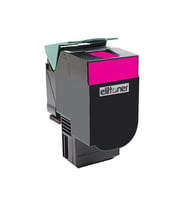 Elittoner 80C8SM0 - Lexmark CX310, CX410, CX510 Magenta (2K)
