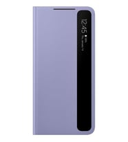 Galaxy S21 Plus ile Uyumlu Smart Clear View Kılıf-Mor EF-ZG996CVEGTR