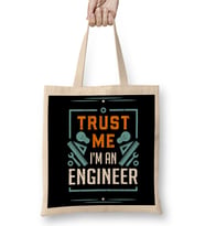 Trust Me I Am An Engineer 05 Bez Çanta Uzun Saplı