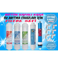 Kapalı Kasa Su Arıtma Cihazları İçin Filtre Seti