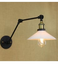 RİOLİGHT RETRO HAREKETLİ METAL BAŞLIK APLİK ŞAPKA ÇAPI:23CM (Siyah - Beyaz)