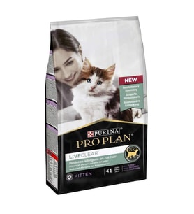 Pro Plan LiveClear Hindi Etli Yavru Kedi Mamasi 1,4 Kg