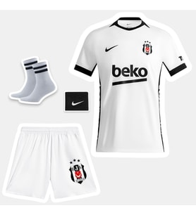 İsimsiz Bêşiktaş 26-27 Yeni Sezon Çocuk Futbol Forması - 4'lü Set