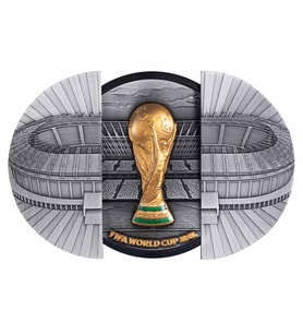 AgaKulche FIFA Dünya Kupası 2026 Mekanizmalı Stadyum Gümüş Sikke Coin