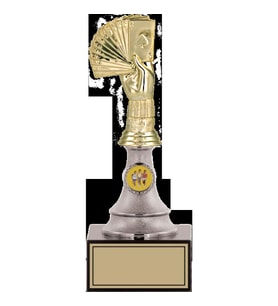 ODAK KUPA - Figürlü Kupalar - Briç Figürlü Kupalar FG-010 B - 26 cm