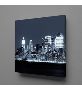 DENİZ VE EV KANVAS TABLO 150x150cm