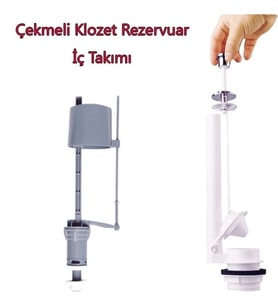 Klozet Sifon Çekmeli Rezervuar İç Takım Su Tasarruflu Seramik