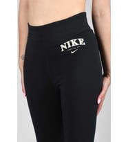Nike Varsity Women's Leggings High Rise Yüksek Belli Pamuklu Kadın Tayt Siyah
