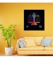 Tekli Kare Kanvas Astroloji ve Burç Tablosu Terazi Burcu