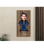 BK Gift Kişiye Özel Extreme Sport Karikatürlü Kabartma Figürlü Ahşap Tablo-1, Arkadaşa Hediye, Sevgiliye Hediye, Duvar Dekoru