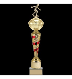 ODAK KUPA - Figürlü Kupalar - Bowling Kadın Figürlü Kupalar FG-077 A - 57 cm