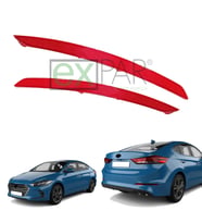 HYUNDAI ELANTRA ARKA TAMPON REFLEKTÖRÜ TAKIMI SAĞ + SOL TARAF 2016 - 2018 ELENTRA ARKA KEDİ GÖZÜ