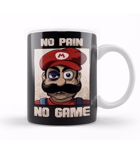 No Pain No Game Kupa Bardak Porselen