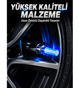 Northcity 4 Adet LED Lastik Sibop Işığı Hareket Sensörlü Jant Işığı - Gece Sürüşlerinde Şık Görünüm