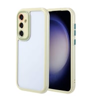 Samsung Galaxy S23 Uyumlu Kılıf Kamera Korumalı Renkli Kenar ve Çerçeve Tasarımlı Zore Vitamin Kapak
