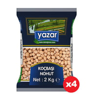Yazar Koçbaşı Nohut 2 Kg. x 4 Paket