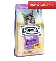 Happy Cat Minkas Urinary Tavuklu Kedi Maması 1 Kg AÇIK