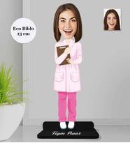 Kişiye Özel Hemşire Ahşap Eco Biblo -2