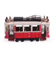 Dekoratif Metal Taksim Tramvay Vintage Biblo Hediyelik