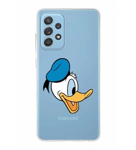 Samsung Galaxy A52s  Kapak Donald Duck Tasarımlı Şeffaf Silikon Kılıf