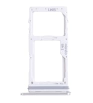 SAMSUNG S10 PLUS G975 UYUMLU SIM APARATI / SIM TRAY (Beyaz - Beyaz)