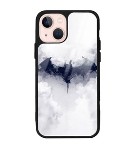 iPhone 13 Beyaz Batman Tasarımlı Glossy Telefon Kılıfı