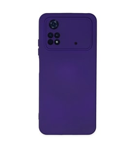 Xiaomi Poco M4 Pro 4g Kılıf Nano İçi Kadife Silikon - Mor
