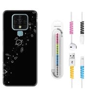 Tecno Camon 16 18P Pova 3 Pova Neo Kılıf Kablo Koruma Spiral Silikon Planet 1620