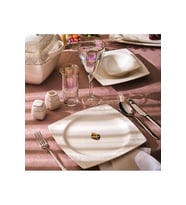 Yemek Takımı 60 Parça Fıne Bone Golden Leaf (Beyaz)