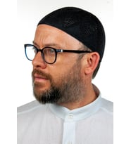 Berra Çelik Örme Dantel Namaz Takkesi Lacivert 1 Adet