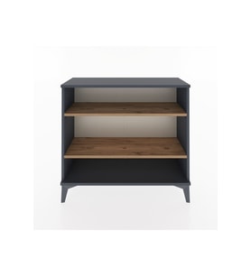Arges Şifonyer 2 Raflı 88x30x80 Antrasit-Çam