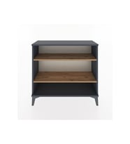 Arges Şifonyer 2 Raflı 88x30x80 Antrasit-Çam