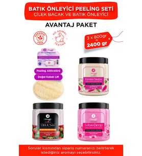 Smoothly Peeling Avantaj Seti 800gr X 3 Adet Batık Için Peeling Uygulama Için Doğal Kabak Lifi.