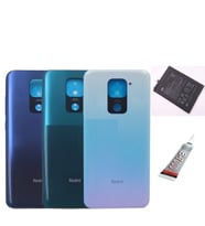 REDMİ NOTE 9 ARKA BATARYA KAPAĞI ,BATARYA VE B7000 YAPIŞTIRICI (SİYAH)