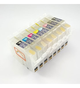 Epson T0341-T0348 Uyumlu Kolay Dolan Kartuş - 8 Renk (Çok Renkli)