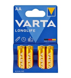 Varta Longlife Power Alkalin AA Kalem Pil 4'lü Paket