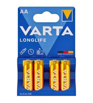 Varta Longlife Power Alkalin AA Kalem Pil 4'lü Paket