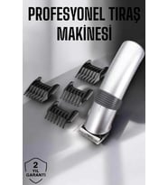 Mey İthalat® 4 Taraklı Taşınabilir Profesyonel Saç Sakal Kesme Tıraş Makinesi